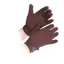 Shires Junior Cotton Pimple Riding Gloves Brown